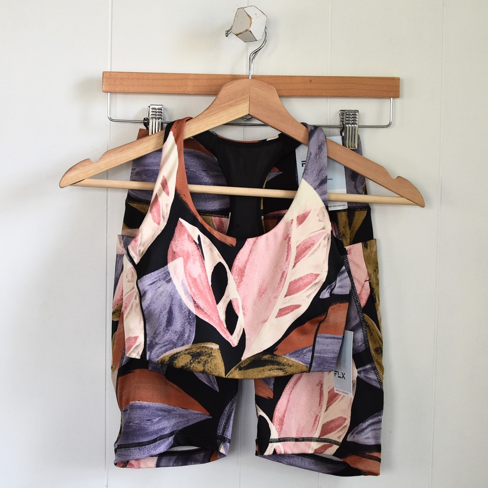 ☆ FLX Trail Running Sports Bra, Bike Shorts